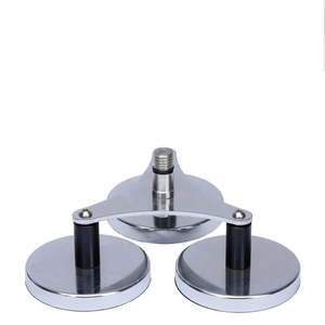 Survey Gps Accessories: Triple Magnetic Mount With 5/8 Thread Stainless Steel