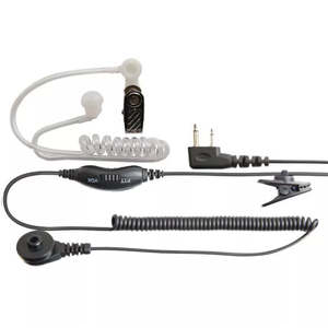 GME HS010 Security kit - Clear Ear tube & Lapel Microphone