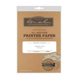 Rite In The Rain Printer/Copy Paper A4 - 10 Sheet Sample Pack