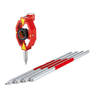 Prism Reflectors: Leica Style GMP111 Mini Pin Pole Prism Set