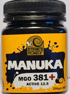 Frontpage: MGO 381+ Manuka Honey (Active 12.5) 12 x 250g