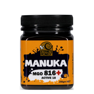 Frontpage: Premium Grade MGO 816+ Manuka Honey (Active 18) 3 x 250g