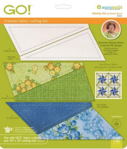 GO Block On Board Dies: GO Blazing Star – 6″ Finished by Eleanor Burns