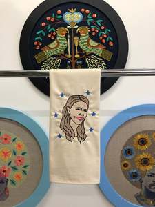 Tribute Towels: Jacinda Tea Towel (Now in Quality White Cotton)