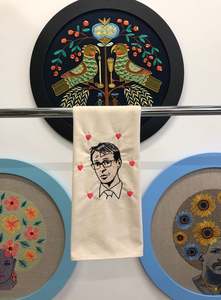 Ashley Tea Towel (Now in Quality White Cotton)