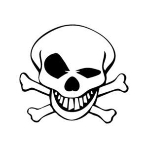 Skulls Bones - STICKERshop.nz: Skull with Crossed Bones