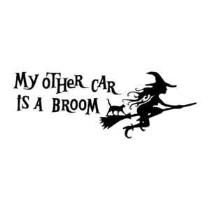 Wording - STICKERshop.nz: My Other Car Is A Broom