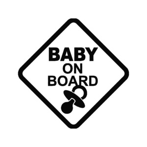 Baby On Board - STICKERshop.nz: Baby On Board Dummy