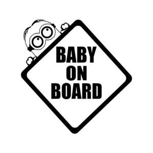 Baby On Board - STICKERshop.nz: Baby On Board Minion Peeking