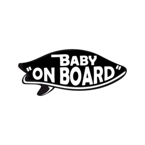 Baby On Board - STICKERshop.nz: Baby On Board Surfboard