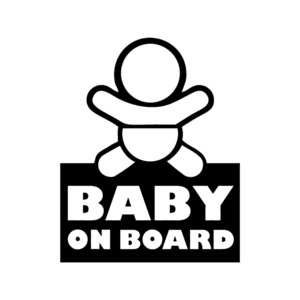 Baby On Board - STICKERshop.nz: Baby On Board Sign