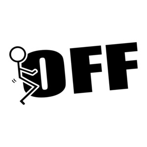 Funny Humour - STICKERshop.nz: Fuck Off, Funny Wording