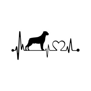 Animals Birds Dragons - STICKERshop.nz: Dog Love, Heartbeat