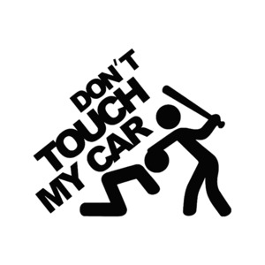 Auto Car Culture JDM - STICKERshop.nz: Don’t Touch My Car