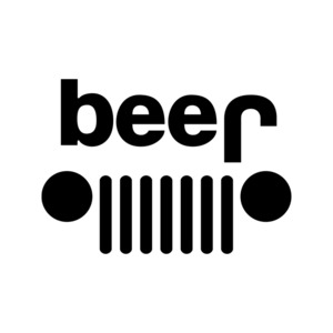 Auto Car Culture JDM - STICKERshop.nz: Jeep Wrangler Silhouette Beer Word