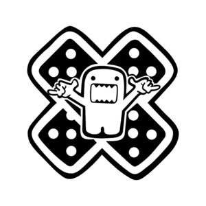 Auto Car Culture JDM - STICKERshop.nz: JDM Domo Monster Shaka Plaster Patch