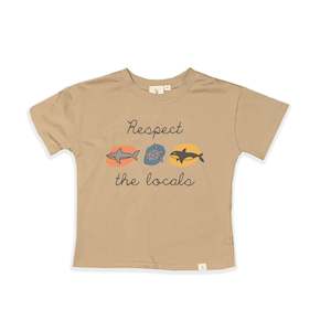 Tee Shirts: LOCALS T-SHIRT - CAMEL