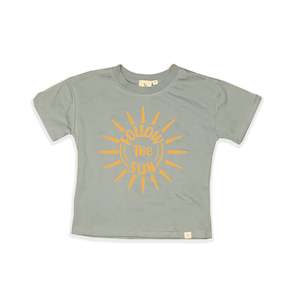 FOLLOW THE SUN T-SHIRT - STONE