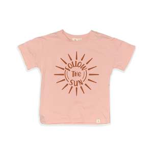 FOLLOW THE SUN T-SHIRT - ROSE