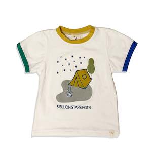 5 STARS HOTEL KIDS T-SHIRT - IVORY