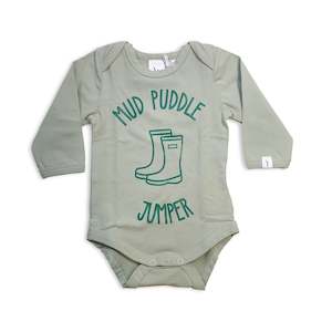 MUD PUDDLE JUMPER LONG SHORT SLEEVE BODY - MINT