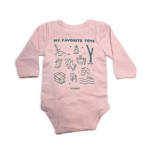 TOYS LONG SLEEVE BODY - PINK