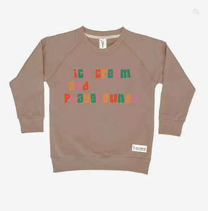 PLAYGROUND CREW JUMPER - CHOCOLATE
