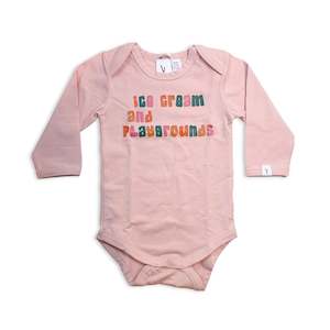 Winter 2022: PLAYGROUND LONG SLEEVE BODY - PINK