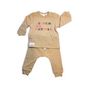 Winter 2022: PLAYGROUND BABY TRACKSUIT - MUSTARD