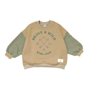 SWEATSHIRTS - BRAVE AND WILD - GREEN