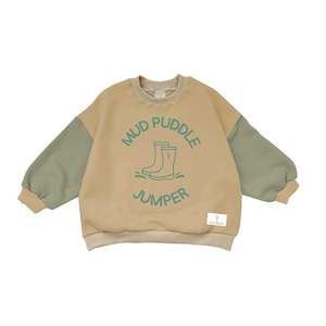 Jumpers: SWEATSHIRTS - MUD PUDDLE JUMPER - GREEN