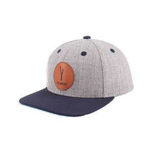 Accessories 1: TODDLER AND KIDS SNAPBACK HAT - GREY AND BLUE