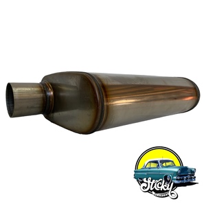 2.5″ Ultra Flow Stainless Muffler Offset/Centre Sticky Flanges