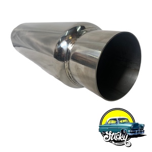 Products: 2.5″ Stainless Steel 15″ Hotdog Muffler Sticky Flanges