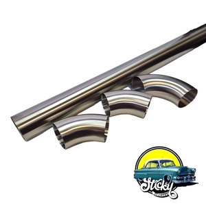 Products: 3.5″ Stainless Snorkel Kit – 1.5m Sticky Flanges