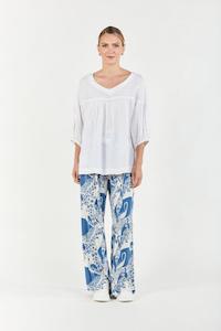 Obi Black: Boyfriend Pant /Flock of Madness