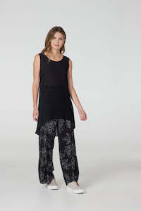 Obi Black: Obi Sleeveless Lengthener