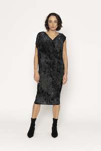 Cedar Dress / Glitch Print