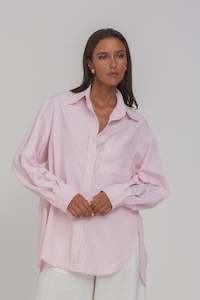 Blak: Two Makes One Shirt / White Red Stripe