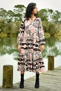 Swept Away Dress / Floral Line