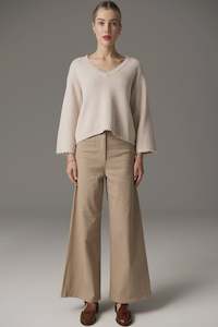 Nara V Top Fringe / Natural