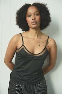 Heart & Camisole / Black