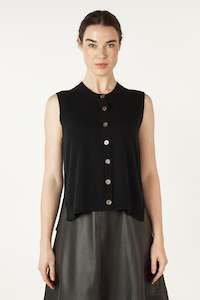 Zacket Plover: Essential Button Vest / Black