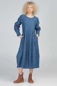 Guru Dress / Mid Wash Denim