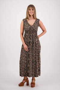 Briarwood: Sapphire Dress / Leopard