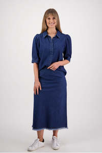 Briarwood: Spencer Skirt / Denim