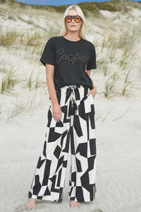 Cooper By Trelise Cooper: Seville Strolls  Trouser/ Black Geo