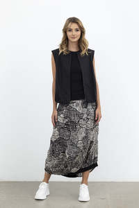 Pixelated Pattern Skirt / Print