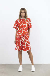 Style X Lab: Stop Motion Top / Red Print