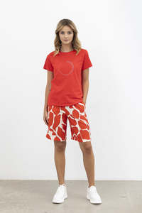 Style X Lab: Timer Tee / Red-White Print